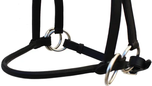 Vista 3 de English Horse Black Leather All-Purpose Trail Bridle Reins 803AXBK
