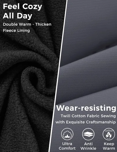 Vista 4 de Wantdo Chaleco grueso de invierno para mujer, acolchado, cálido, con capucha de piel extraíble