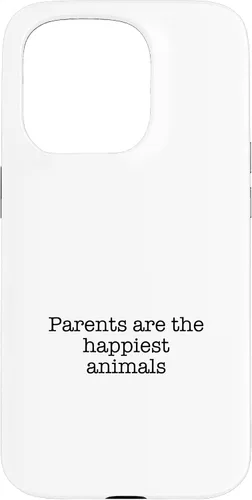 Vista 14 de iPhone 16 Parents are the happiest animals Case