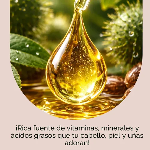 Vista 6 de Kitsch Aceite de Ricino Orgánico para el Crecimiento del Cabello - Aceite de Ricino 100% Puro, Prensado en Frío Orgánico Sin Refinar en Botella