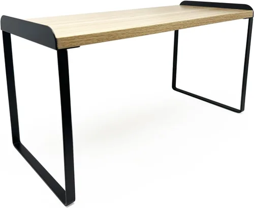 Vista 19 de Mitus Organizador y almacenamiento de estantes, estante apilable de madera escalonada para encimeras, escritorios, gabinetes (juego de 2) 12