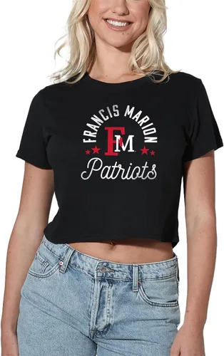 Vista 264 de Colección oficial de camisetas con diseño de mascota desgastada para mujer, color negro Grizzlies del estado de Adams