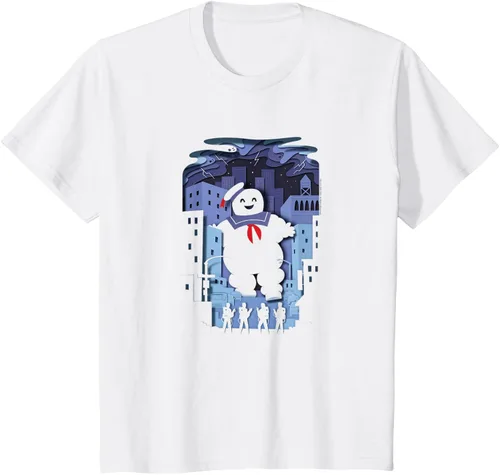 Vista 4 de Ghostbusters Experimental Depth Stay Puft - Camiseta, gris, S