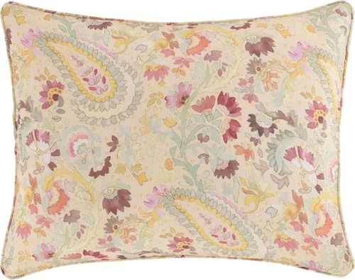 Vista 5 de Pine Cone Hill INES - Funda de lino múltiple, tamaño King, patrón floral