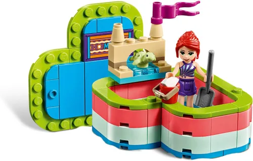Vista 7 de LEGO Friends Mia's Summer Heart Box 41388 Kit de construcción, nuevo 2019 (85 piezas)