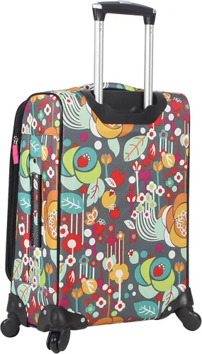 Vista 3 de Maleta de mano Lily Bloom diseño expansible con estampado maleta para mujer con ruedas giratorias