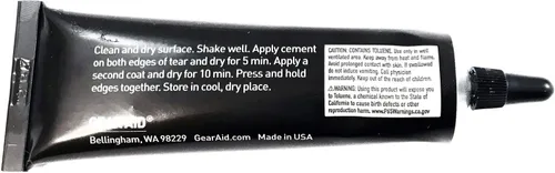 Vista 3 de GEAR AID Aquaseal NEO - Cemento de contacto de neopreno para reparación de trajes de neopreno, vadeador y equipos de deportes acuáticos, secado