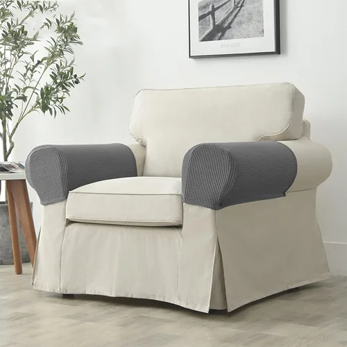 Vista 6 de Fundas para sillón, protector de reposabrazos de sofá, juego de 2 fundas elásticas para reposabrazos para sillas reclinables, para el hogar