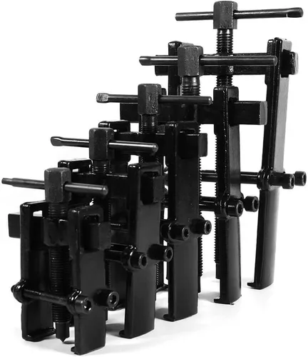 Vista 4 de Extractor de terminal de batería, dos patas gemelas con rodamientos de engranajes, kit de extracción de herramientas manuales de 3 pulgadas