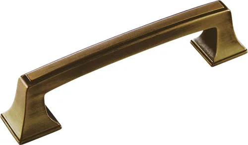 Vista 11 de Amerock Mango de gabinete Bronce dorado 3 pulgadas (76 mm) de centro a centro Mulholland paquete de 1 unidad Jaladera de cajón Asa