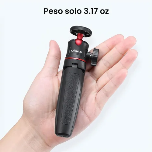 Vista 3 de ULANZI MT-08 Mini Extension Pole Tripod for Phone Camera Negro