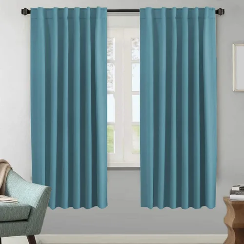 Vista 57 de H.VERSAILTEX Cortinas Opacas con Aislamiento Térmico, Paneles de Tratamiento de Ventanas que Oscurecen la Habitación, Cortinas Opacas para Sala