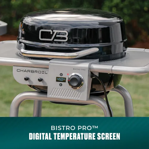 Vista 9 de Parrilla eléctrica y plancha Bistro Pro + modo carbón, negra - 25302145