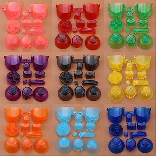 Vista 2 de A B X Y Z Botón Y Botón De Pulgar D-Pad Mod Kits Para Gamecube NGC Controller -Clear