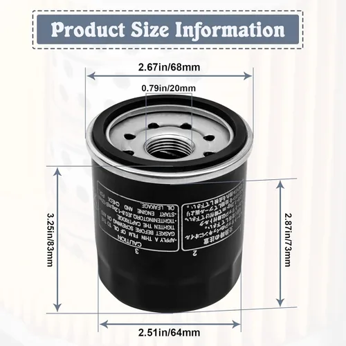 Vista 6 de 16097-0008 303 Filtro de aceite para Kawasaki Ninja 400 650 300 500 zx6r z650 Vulcan 900 1500 1700 2000 800 650 750 Versys 650 X300 1000 w800