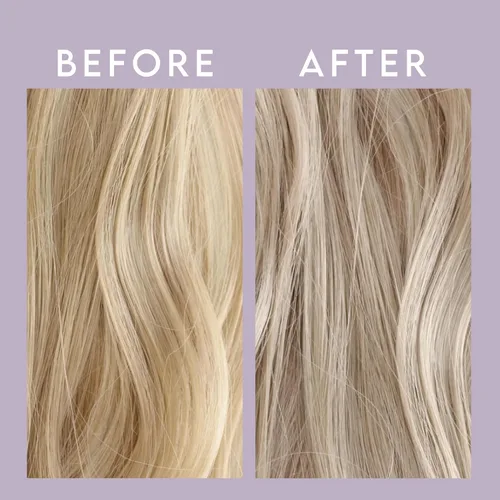 Vista 5 de ALURAM Champú morado de agua de coco para mujeres, aumenta el brillo, elimina el latón, para todo tipo de cabello