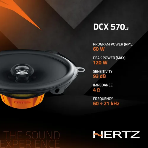 Vista 5 de HERTZ Dieci Series DCX-5703 Altavoces coaxiales bidireccionales 5x7 - Par