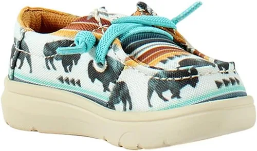 Vista 2 de ARIAT Hilo Floral Style Lil' Stompers Botas casuales para niños