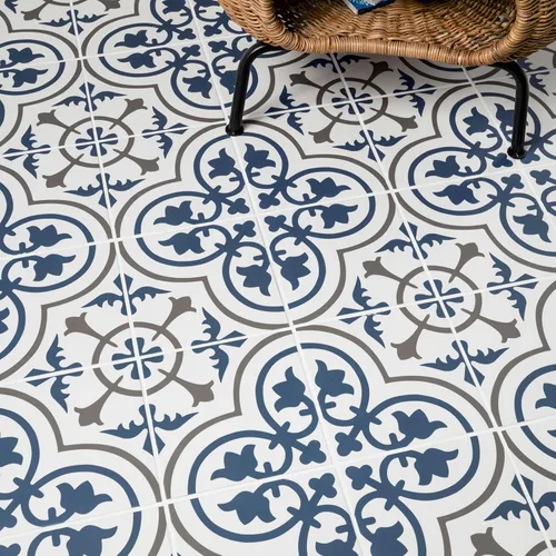 Vista 5 de MSI Zenzibar Encaustic - Azulejo de pared de porcelana mate de 8 pulgadas x 8 pulgadas para baño, azulejo de piso y salpicadero de cocina Azila