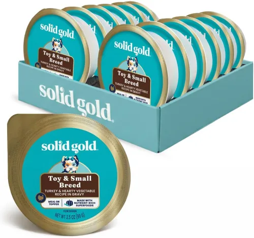 Vista 10 de Solid Gold Complemento de Comida Húmeda para Perros y Copitas de Comida - Con Carne de Res y Batata para Soporte de Cadera y Articulaciones