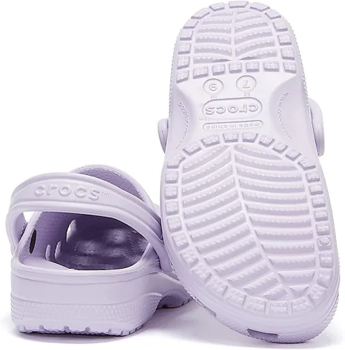 Vista 4 de Crocs Zueco clásico, lavanda, talla 10.0, Lavanda