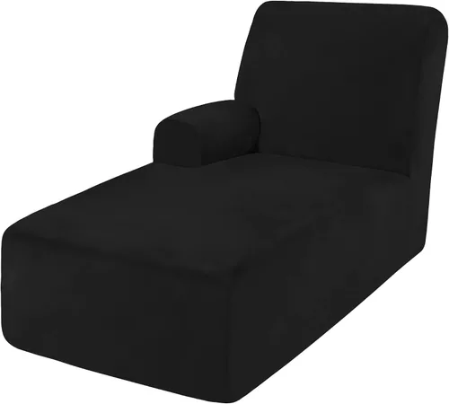 Vista 20 de ULTICOR Funda de diván adicional (negro, grande - diván derecho)