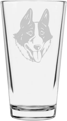 Vista 231 de Podenco Canario - Vaso de pinta de 16 onzas con temática de perro personalizado