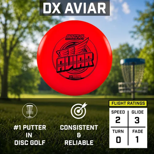 Vista 2 de Innova Disc Golf juego para principiantes –Los colores pueden variar 160-180 g – Putter de golf de disco, driver de golf de disco, rango medio