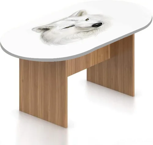 Vista 22 de Mantel ovalado ajustable de madera de poliéster elástico, tablones de pared de madera dura de teca estilo cabaña, mantel ajustable con estampado