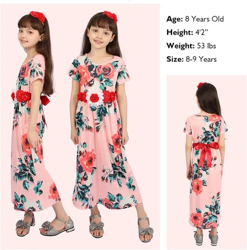 Vista 2 de Hosukko - Vestidos para mí y mamá, cinturón y diadema (bolsillos laterales).