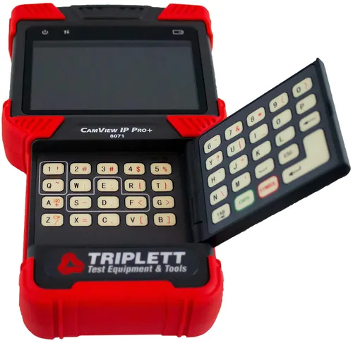 Vista 9 de Triplett 8071 CamView IP Pro+ CCTV Cámara Probador con servidor DHCP incorporado - IP, NTSC/PAL, AHD, TVI