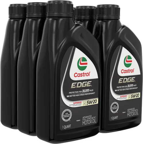 Vista 15 de Castrol EDGE 5W-20 Advanced - Aceite de motor sintético completo, 1 cuarto de galón, paquete de 6