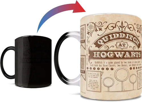 Vista 4 de Morphing Mugs Harry Potter (Hogwarts) - Taza de cerámica, color negro