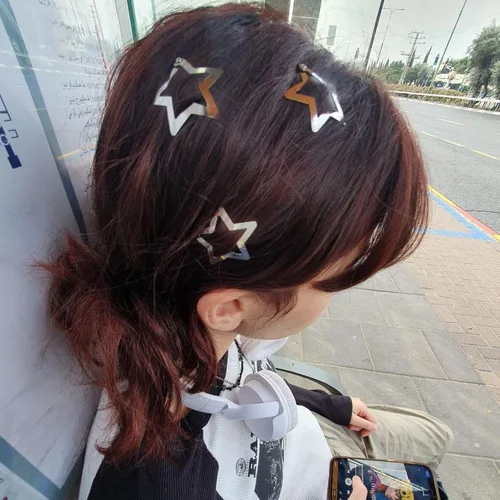 Vista 3 de GKETN 10 pinzas para el cabello de estrella de 1.22 pulgadas, pasadores