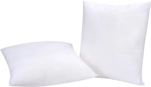 Vista 10 de Ramanta Home Juego de 2 cojines de 12 x 20 pulgadas – Almohadas blancas para sofá o cama, relleno de cojín de funda