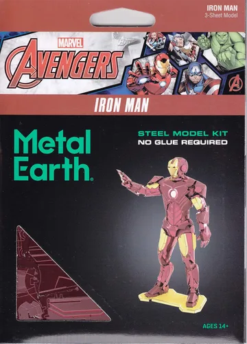 Vista 6 de Maqueta Fascinations de metal de Iron Man en 3D