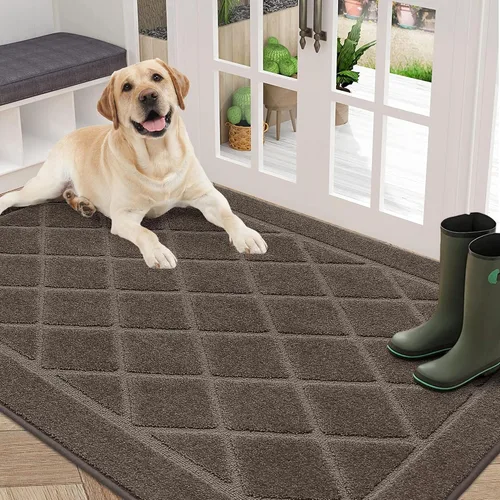 Vista 66 de BEQHAUSE - Tapete para puerta de 20 x 32 pulgadas, antideslizante, color beige