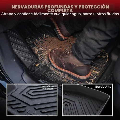 Vista 4 de LASFIT Alfombrillas para Honda CR-V 2023-2026 2027【Gas e híbrido y e:FCEV】