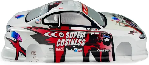 Vista 2 de Manrock 1/10 Escala RC Pintado Drift Racing Touring Onroad Carrocería De Coche Shell Plata