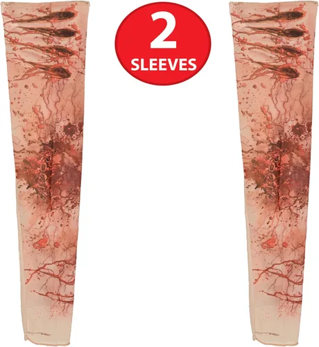 Vista 4 de Beistle Mangas de fiesta Zombie Bite