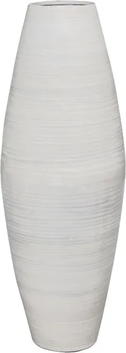 Vista 11 de Uniquewise Jarrón de bambú con forma de cilindro – Jarrón decorativo alto hecho a mano – Ideal para comedor, sala de estar y entrada, elegante pieza