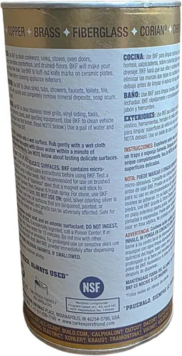 Vista 8 de Bar Keepers Friend® Limpiador y pulidor: 15 onzas