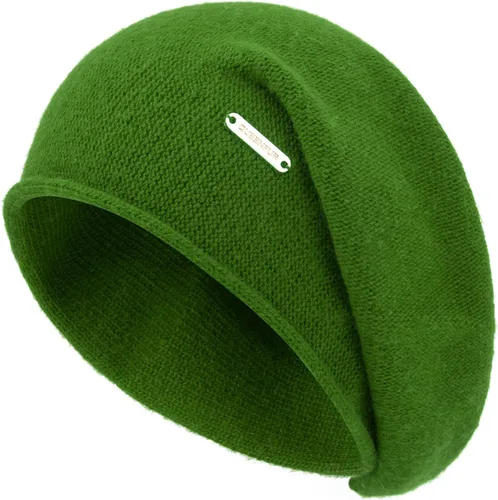 Vista 13 de Gorros de Punto Holgados para Mujeres de Cachemira Gorro de Esquí de Lana Tejida Suave y Cálido Gorro de Invierno A01-beige