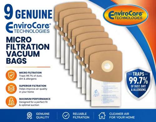 Vista 3 de Envirocare Bolsas de vacío de microfiltración multicapa de repuesto premium hechas para adaptarse a Eureka Style MM Eureka Mighty Mite 3670 y 3680