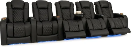 Vista 49 de Seatcraft Virtuoso 365 - Asiento de cine en casa (3 unidades), color ébano