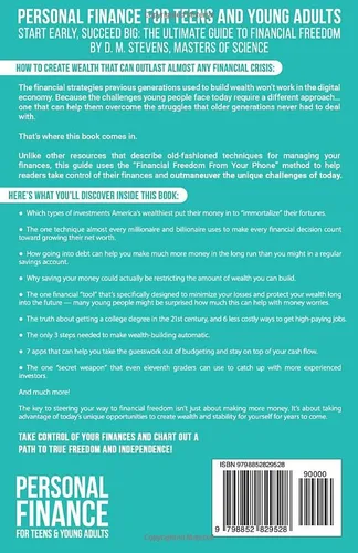 Vista 2 de The Essentials of Personal Finance for Teens and Young Adults Master Money Management, Gain Financial Literacy, & Lay The Foundation For Success