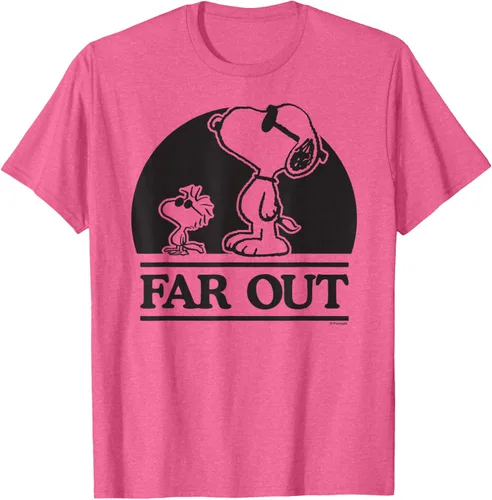 Vista 27 de Peanuts Woodstock 50th Anniversary Far Out Snoopy - Camiseta Blanco