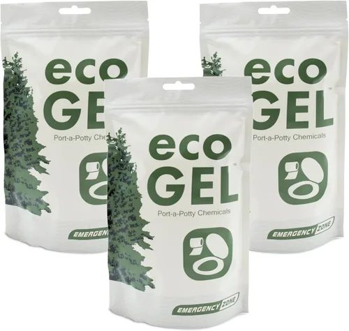 Vista 7 de Emergency Zone Eco Gel Port-a-Potty Chemicals - Polvo desodorizante y gelificante de residuos líquidos