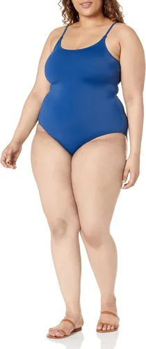 Vista 7 de Tienda Essentials Traje de baño con tirantes delgados y cuello redondo para mujer