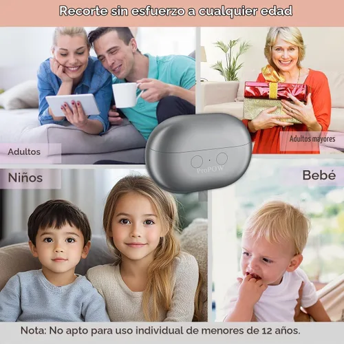 Vista 6 de Cortaúñas eléctrico para adultos mayores, recortadora automática